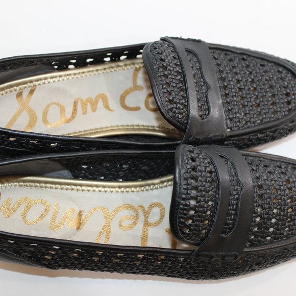SAM EDELMAN Woven Slip On Penny Loafer 9.5 - Picture 7 of 8